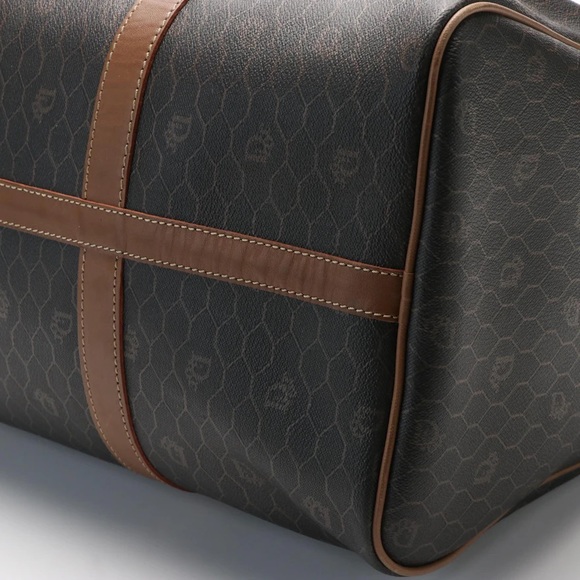 Christian Dior Monogram Honeycomb Canvas Boston Bag - Picture 8 of 10